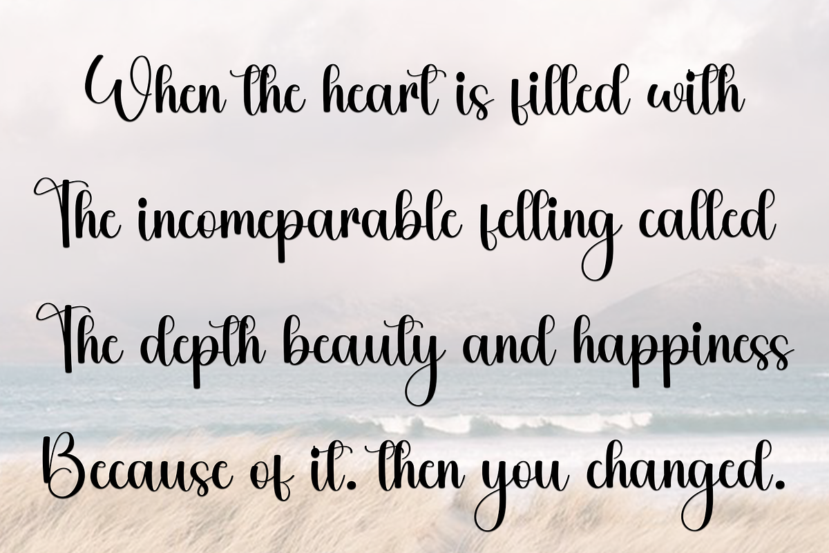 Bright Adventure, a Handwritten Font by InermediaSTUDIO (Photo 9 of 9)