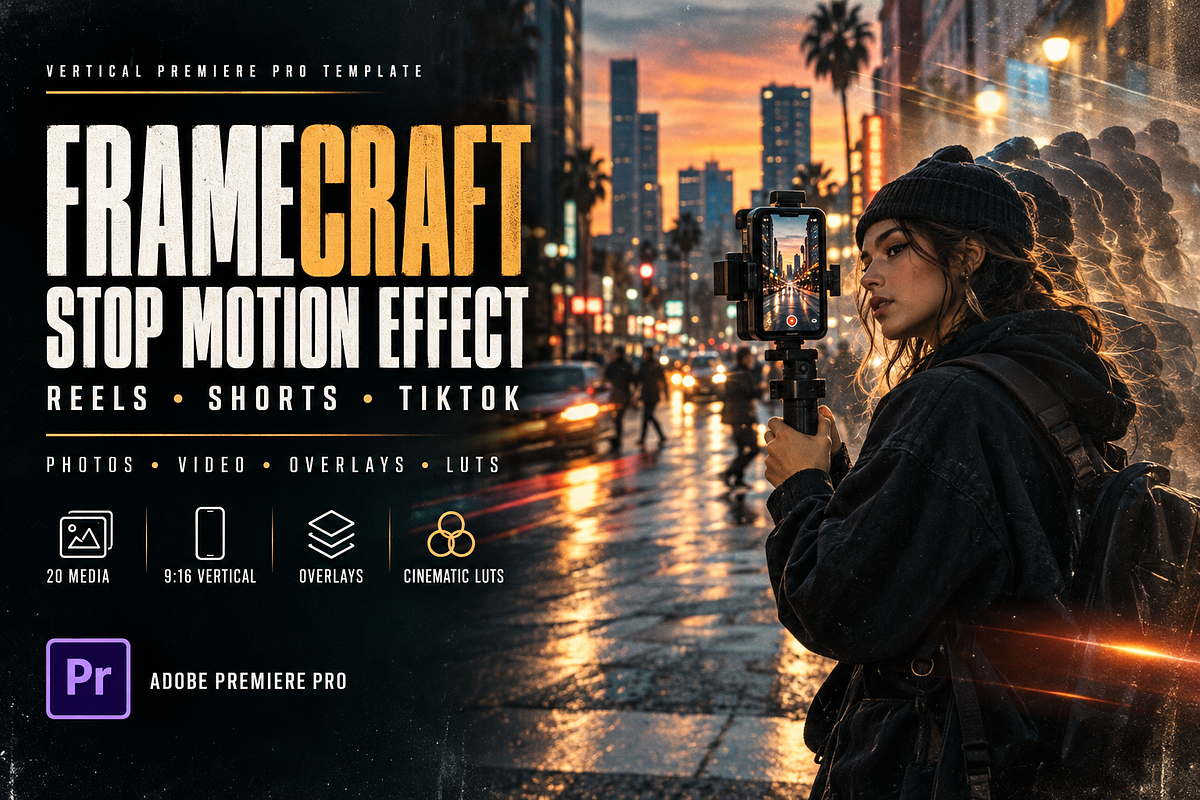 FrameRush Reels Premiere Pro, a Plug-in Add-On by AAA Presets (Photo 1 of 3)