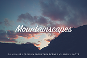 Mountainscapes Photo Pack, a Templates & Theme by Shots by Sleeven (Thumbnail 1 of 2)