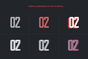 Futr Pack Promo = 5 fonts + 4 styles, a Font by David is Creative (Thumbnail 9 of 10)
