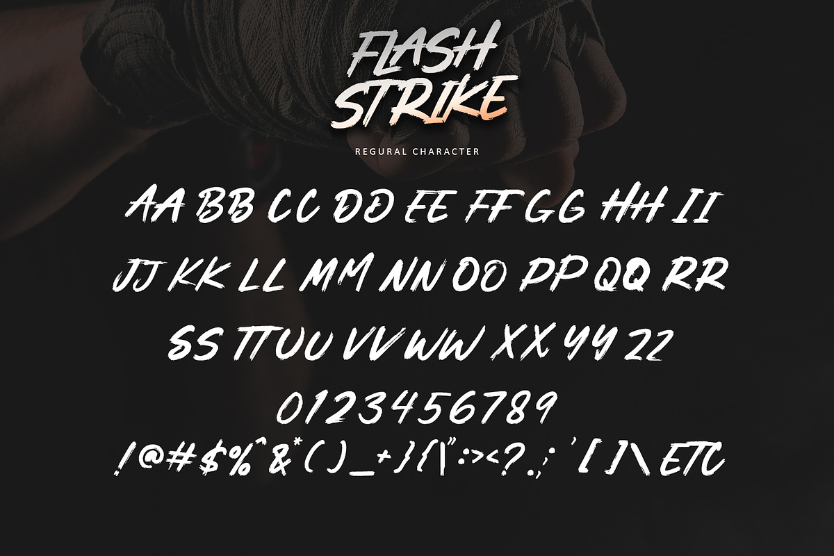 Flashstrike, a Handwritten Font by Letterara (Photo 7 of 9)