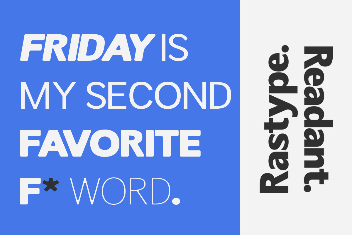 Readant Expanded - Family Font, a Sans Serif Font by Rastype (Photo 3 of 10)