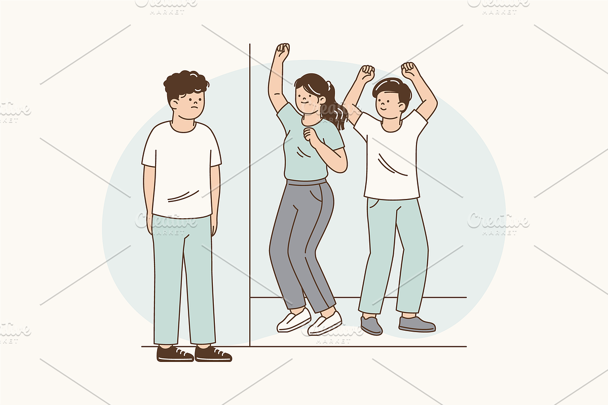 The Introvert Bubble Illustration, an Object Graphic by Jump Studio (Photo 11 of 12)