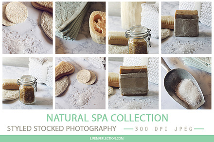 Natural Spa Styled Stock Photography