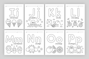 Alphabet Coloring Pages