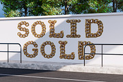 Gold Chain 3D Font, a Font by Loudoun Design Co. (Thumbnail 3 of 6)
