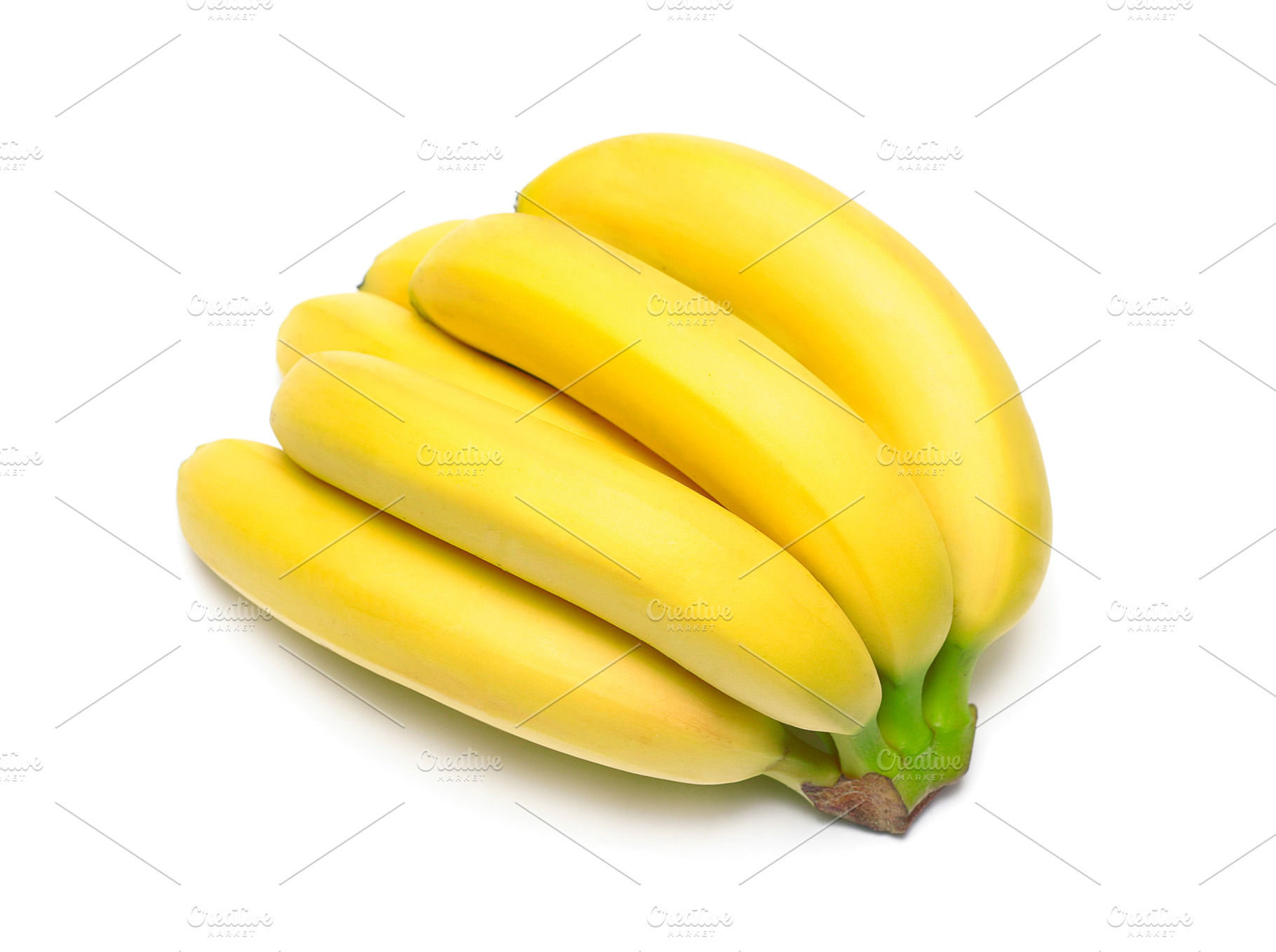 Banana bunch isolated, a Photo by saiko3p