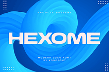 Hexome - Modern Logo Font