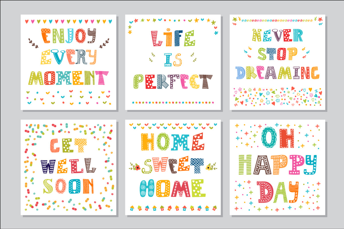 Big set of greeting cards, an Illustration by Helen Sko (Photo 2 of 5)