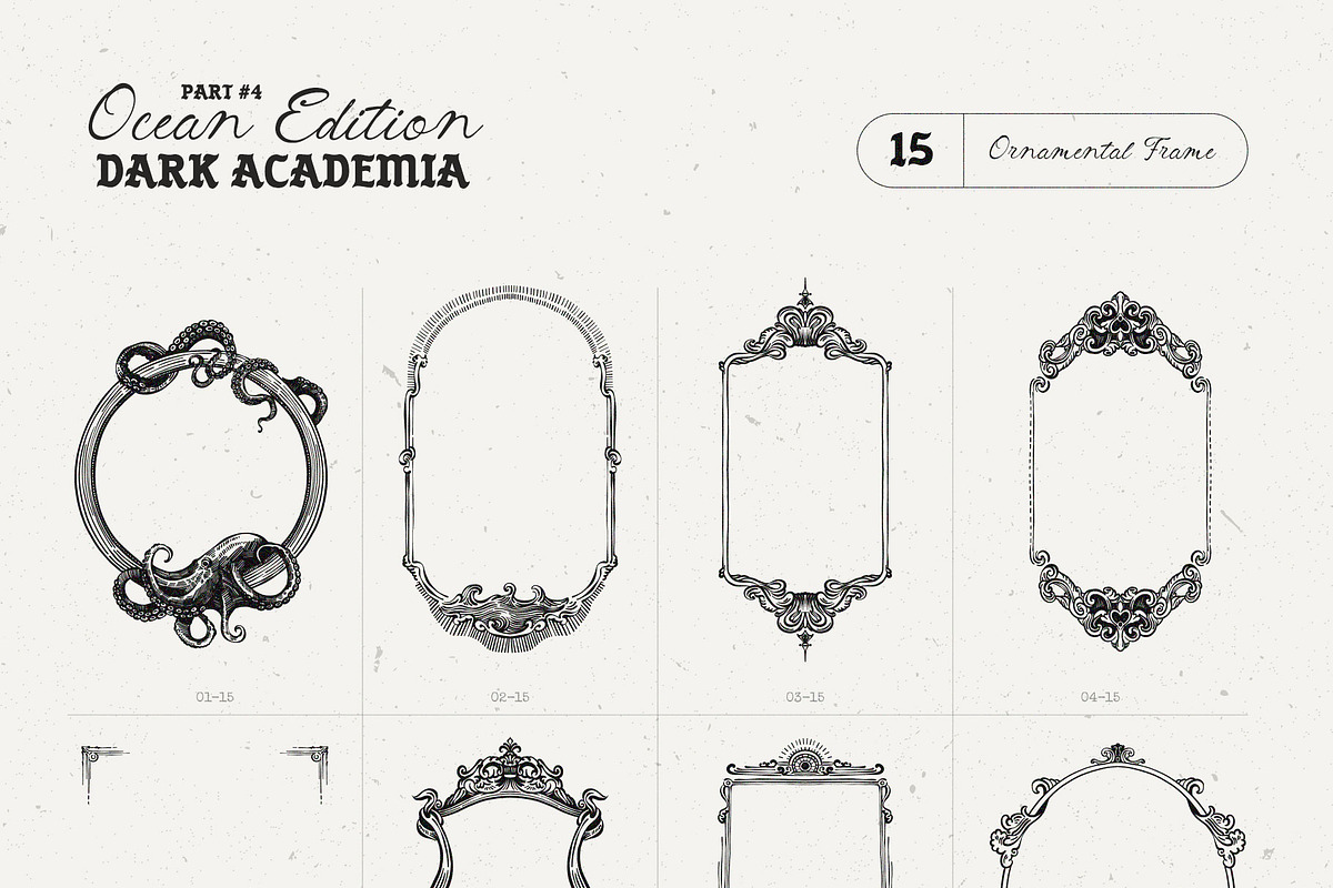 Dark Academia Ocean | Illustration, an Object Illustration by KetteCreate (Photo 13 of 14)