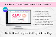 Cake Order Form Editable Template, a Stationery Template by Anna Design Studio (Thumbnail 4 of 7)