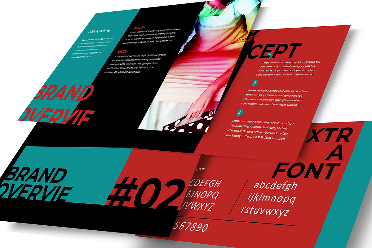 Brand Guidelines Powerpoint Template, a Presentation Template by temphall (Photo 2 of 8)
