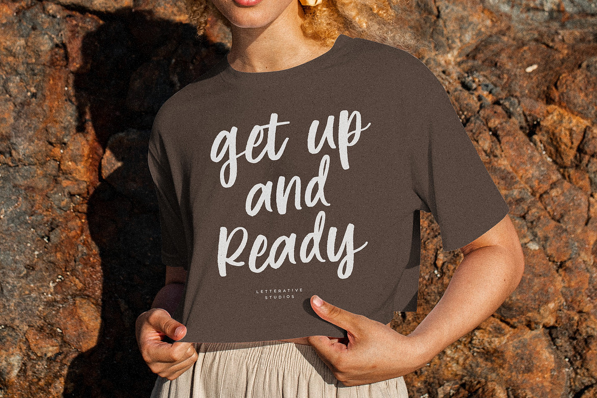 Peanut Toast - Handbrushed Font, a Script Font by Letterative Studio (Photo 3 of 5)