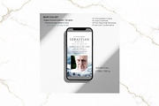 Digital Funeral Invitation CV FR010, a Social Media Template by TyphoonStudio (Thumbnail 2 of 5)