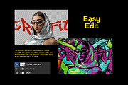 Graffiti Art Photo Effect, a Layer Style Add-On by Svaha Graphic Studio (Thumbnail 2 of 4)