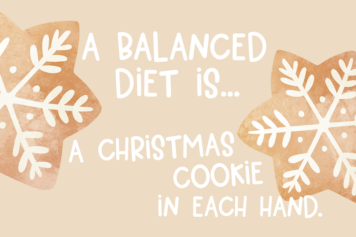 Vanilla Cookies | Handwritten Font, a Sans Serif Font by Jodi Van der Kruik (Photo 2 of 6)