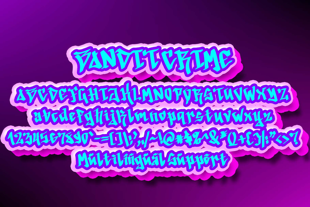 Bandit Crime, a Handwritten Font by Yoga Letter (Photo 5 of 5)