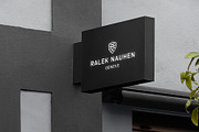 Logo Mockup Modern Hanging Wall Sign, a Product Mockup by Asylab (Thumbnail 2 of 5)