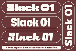 Slack 01 Cheerful Sans Serif Font