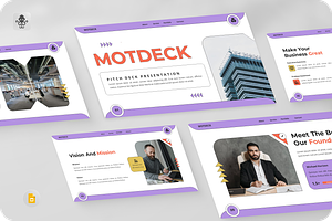 Creative Pitch Deck Google Slide, a Presentation Template by SquidPixey