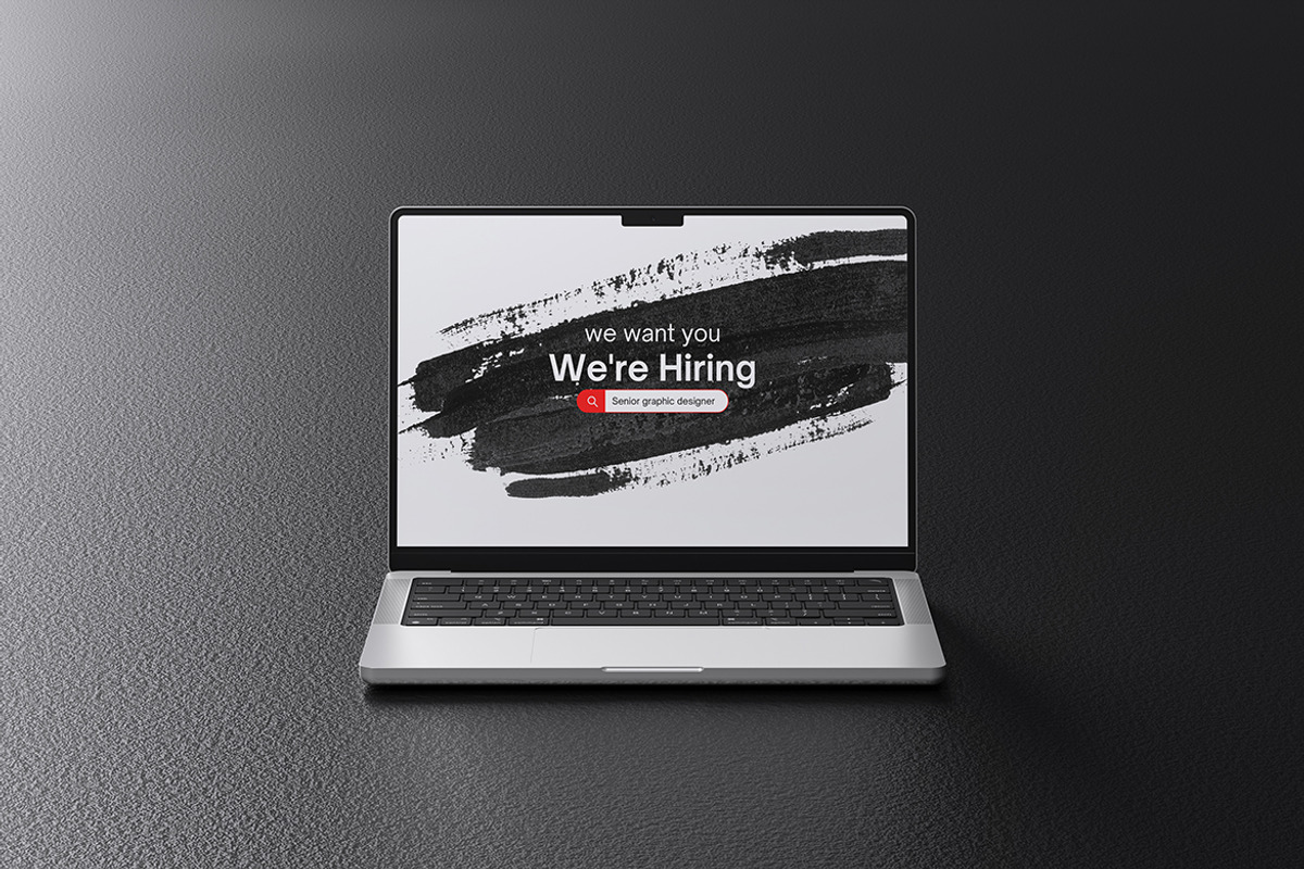 Macbook Pro Mockup, a Wearable Device Mockup by graphicstory (Photo 2 of 4)