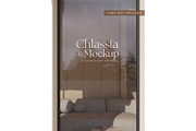 Window glass logo mockup, an Advertising Mockup by Mockthethics. (Thumbnail 8 of 11)