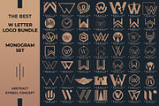 Letter W Logo Bundle WW Monogram Set, a Branding & Logo Template by Pixel Design (Thumbnail 1 of 6)
