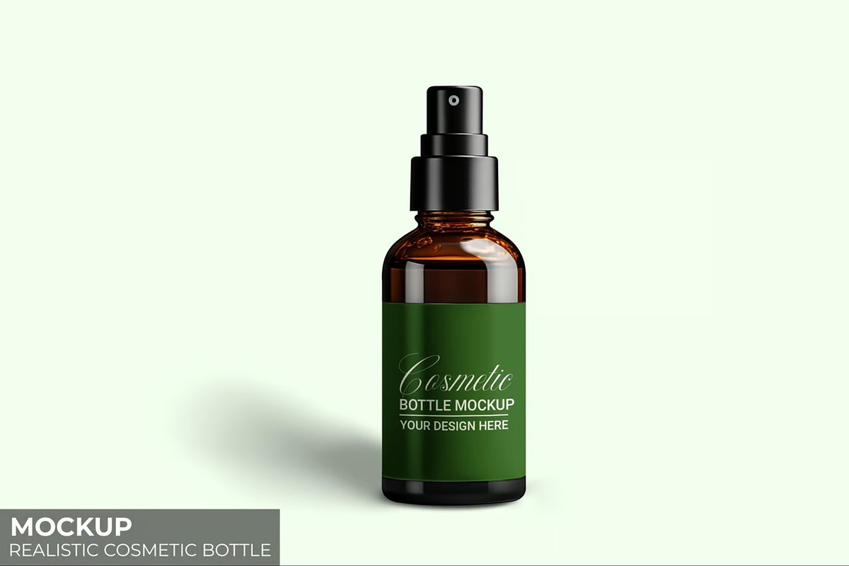 Cosmetic Bottle Mockup, a Packaging Mockup by Se٧enStudio (Photo 2 of 2)