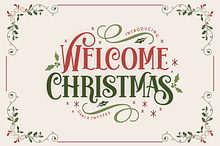 Welcome Christmas Font