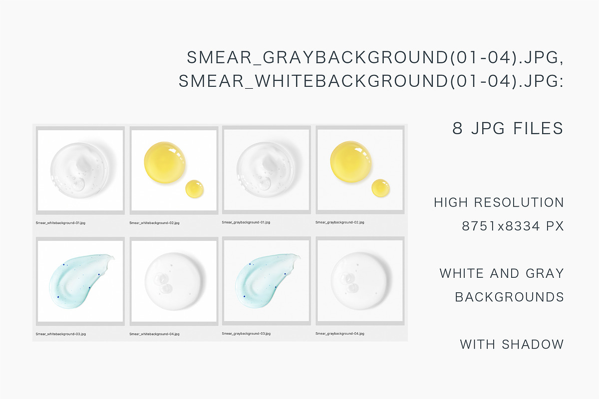 Cosmetic transparent smears, an Object Graphic by Olha Kozachenko (Photo 4 of 5)