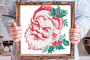 Christmas Line Art Png- Santa PNG, an Illustration by SinaCreation (Thumbnail 4 of 7)