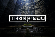 Sqeron - Sci-Fi Font, a Font by KURO (Thumbnail 5 of 5)