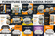 Furniture sale social media template, a Social Media Template by Tanmoy Topu (Thumbnail 1 of 16)