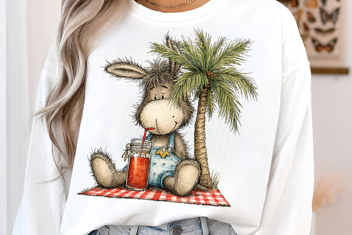 Whimsical Summer Animals Clipart, an Illustration by SinaCreation (Photo 6 of 7)