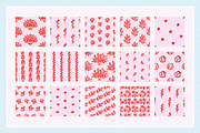 135 Whimsical Patterns and Clip Art, a Pattern Graphic by Leila Divine (Thumbnail 6 of 23)