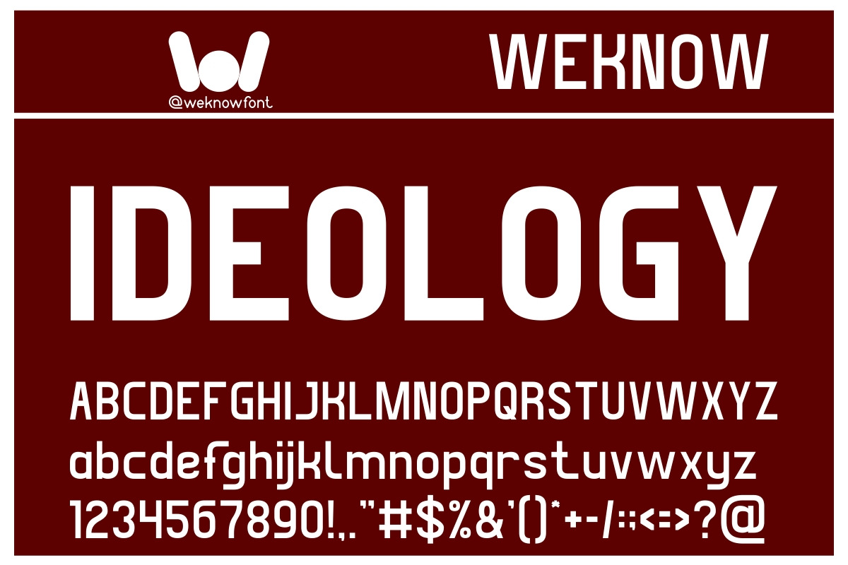 Neutral font, a Sans Serif Font by weknow (Photo 3 of 8)