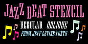 Jazz Beat Stencil JNL, a Slab Serif Font by Jeff Levine Fonts (Thumbnail 1 of 5)