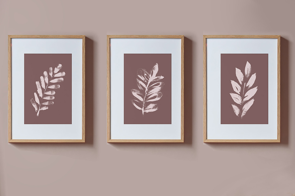 Minimalist Plant Modern Posters Set, a Print Template by MalyskaStudio (Photo 1 of 9)