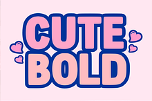 Cute Bold – Playful Display Font