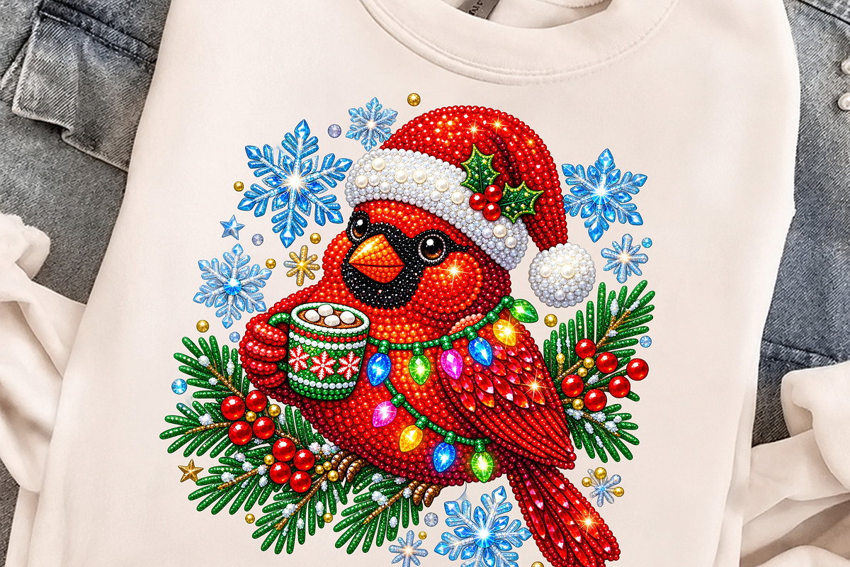 Red Bird Christmas Cardinal PNG, an Object Graphic by Zahyl Studio (Photo 4 of 7)