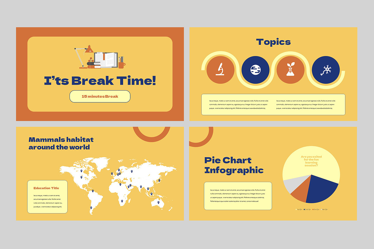 LESSON - Education Powerpoint, a Presentation Template by rgbryand