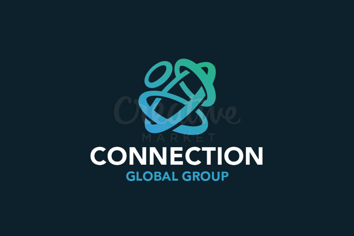 Connection Logo, a Branding & Logo Template by nospacestore