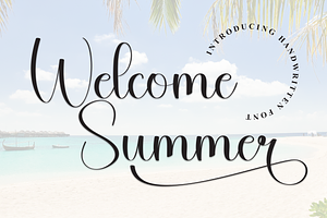 Welcome Summer Script Font