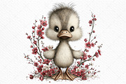 Whimsical Spring Animals Clipart, an Illustration by Craft Nest (Thumbnail 9 of 11)
