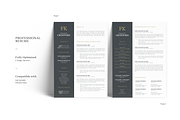 Stylish Resume Design Template, a Resume Template by GraphicFlava (Thumbnail 2 of 8)