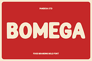 Bomega - Food Branding Bold Font, a Sans Serif Font by Pandeka Studio (Thumbnail 1 of 9)
