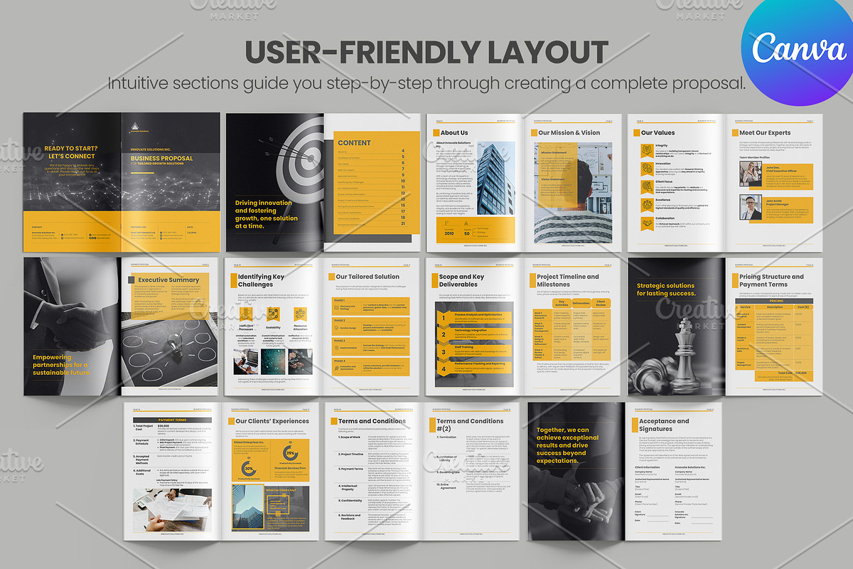 Professional Business Proposal, a Brochure Template by Oshin Design (Photo 6 of 8)