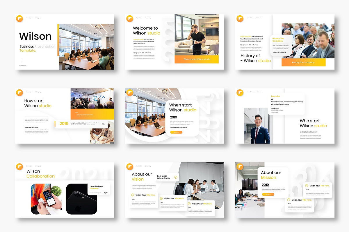Wilson – Business Keynote Template, a Presentation Template by Dens Creative Studio (Photo 2 of 6)