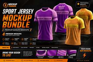 Premium Sports T-Shirt Short Mockup