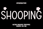 Shooping, a Sans Serif Font by FreshTypeINK (Thumbnail 1 of 7)